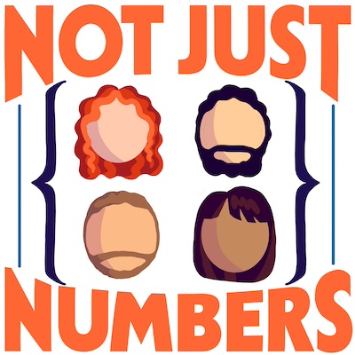 Cover of the podcast it's not just numbers